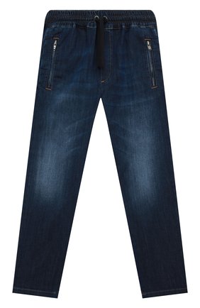 Детские джинсы DOLCE & GABBANA синего цвета по цене 16850 руб., арт. L43P02/LD946/8-14 | Фото 1 Детские джинсы DOLCE & GABBANA синего цвета, арт. L43P02/LD946/8-14 | Фото 1