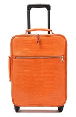 Женский чемодан из кожи крокодила DOLCE & GABBANA оранжевого цвета, арт. BB6202/B247C | Фото 5 (Материал: Экзотическая кожа; Размер: large; Ограничения доставки: oversized)