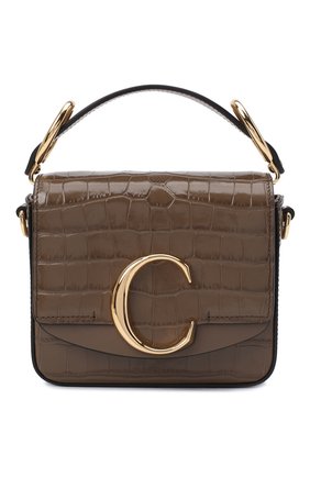 Женская сумка chloé c mini CHLOÉ хаки цвета по цене 118500 руб., арт. CHC19US193A87 | Фото 1 Женская сумка chloé c mini CHLOÉ хаки цвета, арт. CHC19US193A87 | Фото 1
