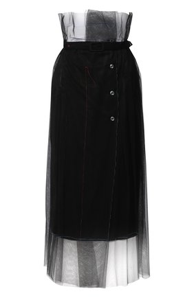 Женская юбка MAISON MARGIELA черного цвета по цене 95250 руб., арт. S29MA0494/S42588 | Фото 1 Женская юбка MAISON MARGIELA черного цвета, арт. S29MA0494/S42588 | Фото 1