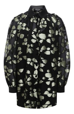 Женская блузка GIORGIO ARMANI светло-зеленого цвета по цене 372500 руб., арт. 0WHCC01D/T026Q | Фото 1 Женская блузка GIORGIO ARMANI светло-зеленого цвета, арт. 0WHCC01D/T026Q | Фото 1