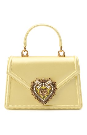 Женская сумка devotion DOLCE & GABBANA желтого цвета по цене 133500 руб., арт. BB6711/AW132 | Фото 1 Женская сумка devotion DOLCE & GABBANA желтого цвета, арт. BB6711/AW132 | Фото 1