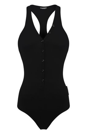 Женское хлопковое боди DSQUARED2 черного цвета по цене 19400 руб., арт. D8F0B3310 | Фото 1 Женское хлопковое боди DSQUARED2 черного цвета, арт. D8F0B3310 | Фото 1
