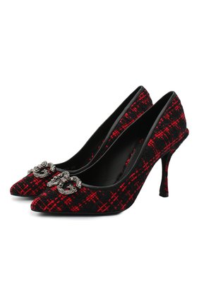 Женские комбинированные туфли lori DOLCE & GABBANA красного цвета по цене 62200 руб., арт. CD1361/AJ859 | Фото 1 Женские комбинированные туфли lori DOLCE & GABBANA красного цвета, арт. CD1361/AJ859 | Фото 1