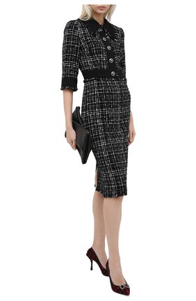 Женские комбинированные туфли lori DOLCE & GABBANA красного цвета по цене 62200 руб., арт. CD1361/AJ859 | Фото 2 Женские комбинированные туфли lori DOLCE & GABBANA красного цвета, арт. CD1361/AJ859 | Фото 2
