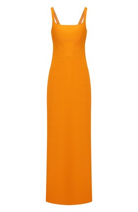 Женское платье из вискозы BRANDON MAXWELL оранжевого цвета по цене 239500 руб., арт. GN177PF20 | Фото 1 Женское платье из вискозы BRANDON MAXWELL оранжевого цвета, арт. GN177PF20 | Фото 1