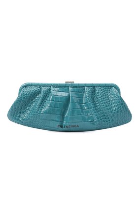 Женский клатч cloud BALENCIAGA голубого цвета по цене 97300 руб., арт. 618899/1R053 | Фото 1 Женский клатч cloud BALENCIAGA голубого цвета, арт. 618899/1R053 | Фото 1