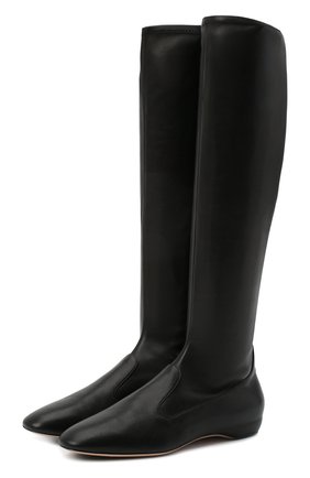 Женские кожаные сапоги GIORGIO ARMANI черного цвета по цене 144000 руб., арт. X10211/XC982 | Фото 1 Женские кожаные сапоги GIORGIO ARMANI черного цвета, арт. X10211/XC982 | Фото 1