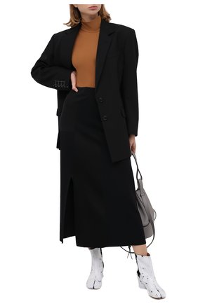 Женское боди MAISON MARGIELA бежевого цвета по цене 29050 руб., арт. S51NA0067/S20518 | Фото 2 Женское боди MAISON MARGIELA бежевого цвета, арт. S51NA0067/S20518 | Фото 2