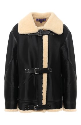 Женская дубленка из овчины RALPH LAUREN черного цвета по цене 799500 руб., арт. 290820362 | Фото 1 Женская дубленка из овчины RALPH LAUREN черного цвета, арт. 290820362 | Фото 1