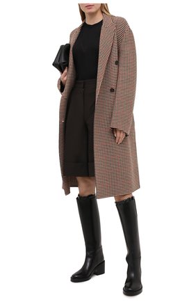 Женский пуловер из шерсти и шелка BURBERRY черного цвета по цене 59900 руб., арт. 8036186 | Фото 2 Женский пуловер из шерсти и шелка BURBERRY черного цвета, арт. 8036186 | Фото 2