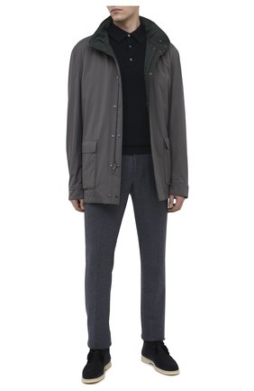 Мужское поло из шелка и хлопка RALPH LAUREN темно-синего цвета по цене 84950 руб., арт. 790799286 | Фото 2 Мужское поло из шелка и хлопка RALPH LAUREN темно-синего цвета, арт. 790799286 | Фото 2