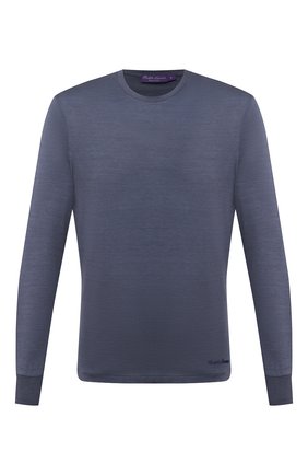Мужская лонгслив из шелка и хлопка RALPH LAUREN синего цвета по цене 47000 руб., арт. 790799193 | Фото 1 Мужская лонгслив из шелка и хлопка RALPH LAUREN синего цвета, арт. 790799193 | Фото 1