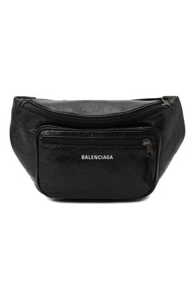 Мужская кожаная поясная сумка BALENCIAGA черного цвета по цене 83850 руб., арт. 529550/1WG9X | Фото 1 Мужская кожаная поясная сумка BALENCIAGA черного цвета, арт. 529550/1WG9X | Фото 1