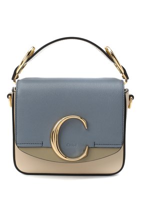 Женская сумка chloe c CHLOÉ голубого цвета по цене 115000 руб., арт. CHC20WS193D31 | Фото 1 Женская сумка chloe c CHLOÉ голубого цвета, арт. CHC20WS193D31 | Фото 1