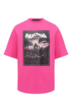 Женская хлопковая футболка MSGM фуксия цвета по цене 17300 руб., арт. 2942MDM207 207998 | Фото 1 Женская хлопковая футболка MSGM фуксия цвета, арт. 2942MDM207 207998 | Фото 1