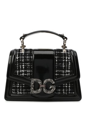 Женская сумка amore DOLCE & GABBANA черного цвета по цене 199500 руб., арт. BB6675/AW046 | Фото 1 Женская сумка amore DOLCE & GABBANA черного цвета, арт. BB6675/AW046 | Фото 1