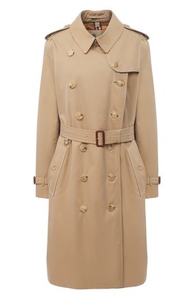 Женский хлопковый тренч BURBERRY бежевого цвета по цене 132000 руб., арт. 4073370 | Фото 1 Женский хлопковый тренч BURBERRY бежевого цвета, арт. 4073370 | Фото 1