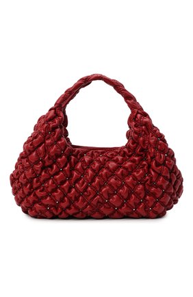 Женская сумка spikeme medium VALENTINO красного цвета, арт. UW0B0H81/EFZ | Фото 1 (Размер: medium; Материал: Натуральная кожа; Сумки-технические: Сумки top-handle)