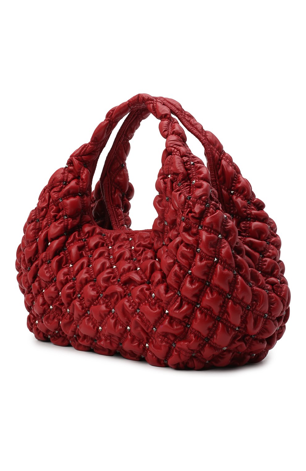 Женская сумка spikeme medium VALENTINO красного цвета, арт. UW0B0H81/EFZ | Фото 3 (Сумки-технические: Сумки top-handle; Размер: medium; Материал: Натуральная кожа)