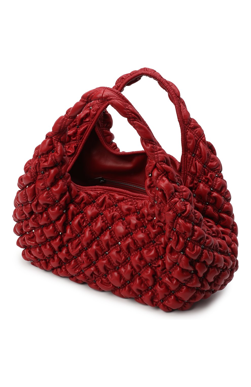 Женская сумка spikeme medium VALENTINO красного цвета, арт. UW0B0H81/EFZ | Фото 4 (Сумки-технические: Сумки top-handle; Размер: medium; Материал: Натуральная кожа)
