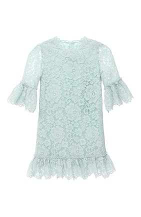 Детское платье из хлопка и вискозы DOLCE & GABBANA голубого цвета по цене 62250 руб., арт. L52DM8/HLMEA/2-6 | Фото 1 Детское платье из хлопка и вискозы DOLCE & GABBANA голубого цвета, арт. L52DM8/HLMEA/2-6 | Фото 1 (Рукава: Длинные; Материал внешний: Хлопок, Вискоза; Материал подклада: Вискоза, Хлопок; Девочки Кросс-КТ: Платье-одежда; Случай: Вечерний; Ростовка одежда: 6 лет | 116 см)