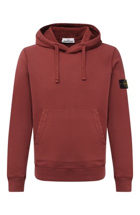 Мужской хлопковое худи STONE ISLAND бордового цвета по цене 23200 руб., арт. 731564120 | Фото 1 Мужской хлопковое худи STONE ISLAND бордового цвета, арт. 731564120 | Фото 1