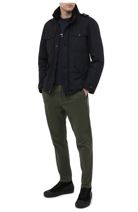 Мужской хлопковые брюки STONE ISLAND зеленого цвета по цене 24450 руб., арт. 7315309L1 | Фото 2 Мужской хлопковые брюки STONE ISLAND зеленого цвета, арт. 7315309L1 | Фото 2