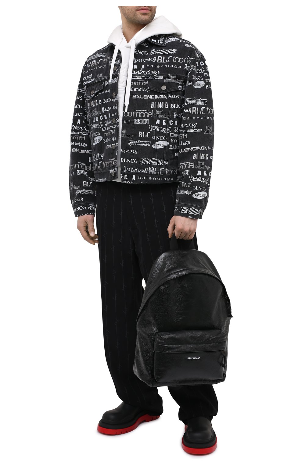 muzhskoj chernyj kozhanyj ryukzak explorer balenciaga kupit za 118000 rub v internet magazine cum art 503221 1wg8x