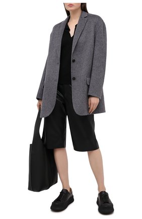 Женское шерстяное поло GIORGIO ARMANI черного цвета по цене 73400 руб., арт. 6HAM21/AM47Z | Фото 2 Женское шерстяное поло GIORGIO ARMANI черного цвета, арт. 6HAM21/AM47Z | Фото 2
