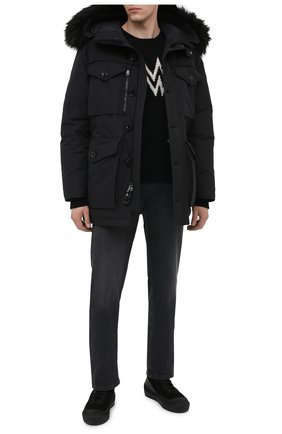 Мужская пуховая парка rlx RALPH LAUREN черного цвета по цене 123000 руб., арт. 784825215 | Фото 2 Мужская пуховая парка rlx RALPH LAUREN черного цвета, арт. 784825215 | Фото 2
