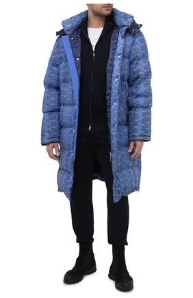 Мужская кожаный пуховик ZILLI SPORT синего цвета по цене 1095000 руб., арт. MAU-YD003-SDB00/0001 | Фото 2 Мужская кожаный пуховик ZILLI SPORT синего цвета, арт. MAU-YD003-SDB00/0001 | Фото 2