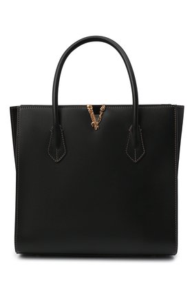 Женская сумка VERSACE черного цвета по цене 183000 руб., арт. DBFH661/D5VIT | Фото 1 Женская сумка VERSACE черного цвета, арт. DBFH661/D5VIT | Фото 1