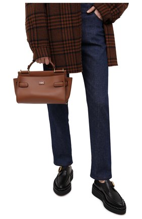 Женская сумка sicily DOLCE & GABBANA коричневого цвета по цене 198000 руб., арт. BB6961/A0041 | Фото 2 Женская сумка sicily DOLCE & GABBANA коричневого цвета, арт. BB6961/A0041 | Фото 2