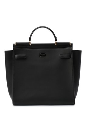 Женская сумка-шопер sicily 62 DOLCE & GABBANA черного цвета по цене 271500 руб., арт. BB6959/A0041 | Фото 1 Женская сумка-шопер sicily 62 DOLCE & GABBANA черного цвета, арт. BB6959/A0041 | Фото 1