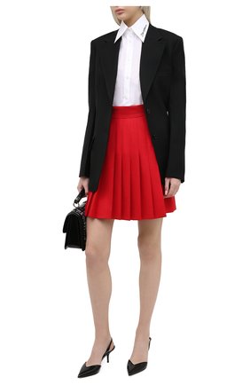 Женская хлопковая рубашка DOLCE & GABBANA белого цвета по цене 39850 руб., арт. F5N09Z/GD0F7 | Фото 2 Женская хлопковая рубашка DOLCE & GABBANA белого цвета, арт. F5N09Z/GD0F7 | Фото 2
