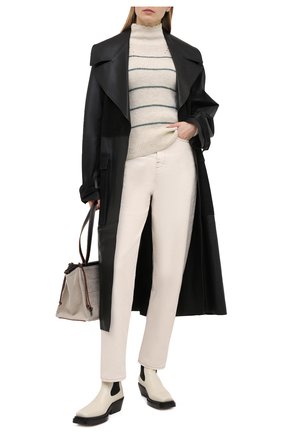 Женский шерстяной свитер ISABEL MARANT ETOILE серого цвета по цене 37200 руб., арт. PU1098-20A006E/GE0RGIA | Фото 2 Женский шерстяной свитер ISABEL MARANT ETOILE серого цвета, арт. PU1098-20A006E/GE0RGIA | Фото 2