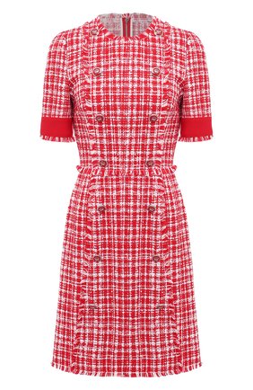 Женское платье DOLCE & GABBANA красного цвета по цене 173500 руб., арт. F6J0JT/FMMFR | Фото 1 Женское платье DOLCE & GABBANA красного цвета, арт. F6J0JT/FMMFR | Фото 1