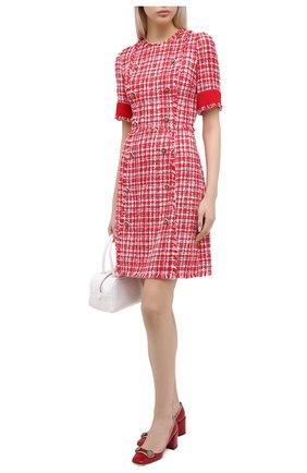 Женское платье DOLCE & GABBANA красного цвета по цене 173500 руб., арт. F6J0JT/FMMFR | Фото 2 Женское платье DOLCE & GABBANA красного цвета, арт. F6J0JT/FMMFR | Фото 2