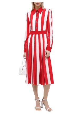 Женское платье DOLCE & GABBANA красного цвета по цене 196500 руб., арт. F6H2TT/FSRMG | Фото 2 Женское платье DOLCE & GABBANA красного цвета, арт. F6H2TT/FSRMG | Фото 2