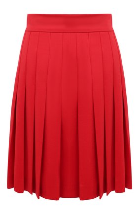 Женская шерстяная юбка DOLCE & GABBANA красного цвета по цене 62650 руб., арт. F4BWVT/FUBE7 | Фото 1 Женская шерстяная юбка DOLCE & GABBANA красного цвета, арт. F4BWVT/FUBE7 | Фото 1