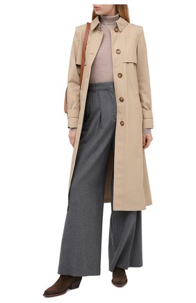 Женская шерстяная водолазка ACNE STUDIOS бежевого цвета по цене 32250 руб., арт. A60193 | Фото 2 Женская шерстяная водолазка ACNE STUDIOS бежевого цвета, арт. A60193 | Фото 2