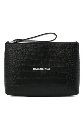 Мужская кожаная папка для документов BALENCIAGA черного цвета по цене 48850 руб., арт. 618362/1JUK3 | Фото 1 Мужская кожаная папка для документов BALENCIAGA черного цвета, арт. 618362/1JUK3 | Фото 1