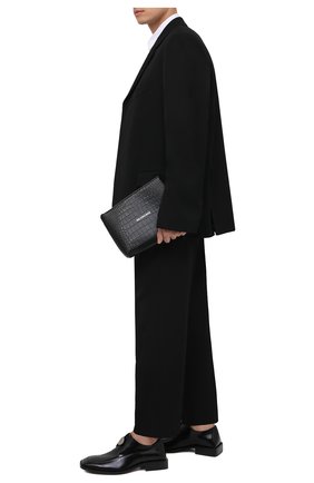 Мужская кожаная папка для документов BALENCIAGA черного цвета по цене 48850 руб., арт. 618362/1JUK3 | Фото 2 Мужская кожаная папка для документов BALENCIAGA черного цвета, арт. 618362/1JUK3 | Фото 2