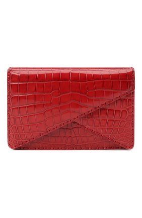 Женский клатч из кожи крокодила BOTTEGA VENETA красного цвета по цене 599500 руб., арт. 115776/VI0GJ | Фото 1 Женский клатч из кожи крокодила BOTTEGA VENETA красного цвета, арт. 115776/VI0GJ | Фото 1