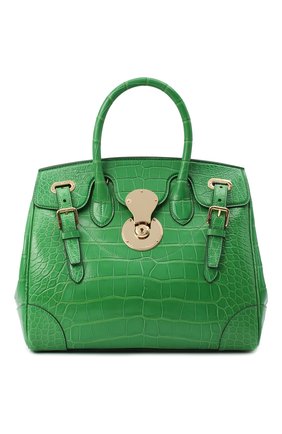 Женская сумка ricky 33 из кожи крокодила RALPH LAUREN зеленого цвета по цене 1995000 руб., арт. 435814630/AMIS | Фото 1 Женская сумка ricky 33 из кожи крокодила RALPH LAUREN зеленого цвета, арт. 435814630/AMIS | Фото 1