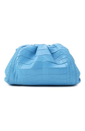 Женский клатч pouch mini из кожи аллигатора BOTTEGA VENETA синего цвета по цене 1480000 руб., арт. 585852/VCPX1/AMIS | Фото 1 Женский клатч pouch mini из кожи аллигатора BOTTEGA VENETA синего цвета, арт. 585852/VCPX1/AMIS | Фото 1