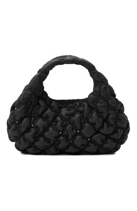Женская сумка spikeme VALENTINO черного цвета, арт. UW0B0H82/EFZ | Фото 1 (Материал: Натуральная кожа; Сумки-технические: Сумки top-handle; Ремень/цепочка: На ремешке; Размер: medium)