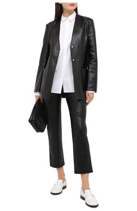 Женская хлопковая рубашка JIL SANDER белого цвета по цене 49950 руб., арт. JSX0600005-W0244300 | Фото 2 Женская хлопковая рубашка JIL SANDER белого цвета, арт. JSX0600005-W0244300 | Фото 2