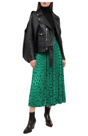 Женская юбка BALENCIAGA зеленого цвета по цене 189000 руб., арт. 642194/TJLA9 | Фото 2 Женская юбка BALENCIAGA зеленого цвета, арт. 642194/TJLA9 | Фото 2